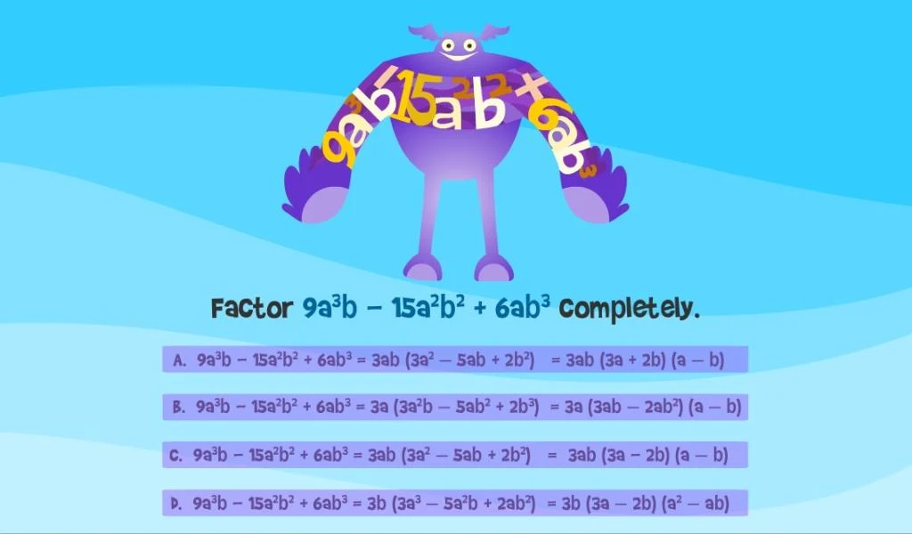 Factoring Completely - عکس برنامه موبایلی اندروید