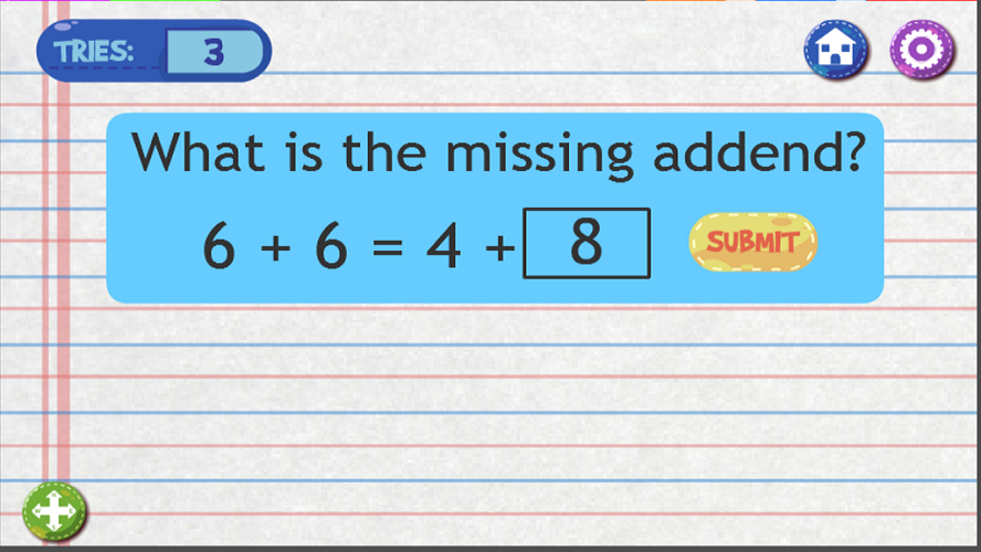 Finding Missing Addends or Sum - عکس برنامه موبایلی اندروید