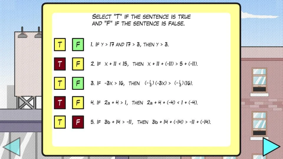 Properties of Inequality - عکس برنامه موبایلی اندروید