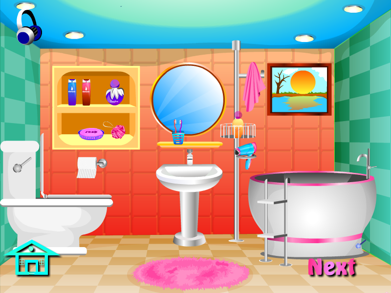 Bathroom cleaning game - Gameplay image of android game