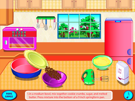 Cooking Chocolate Cheesecake - Gameplay image of android game