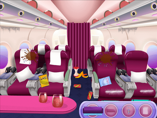 Holiday Airplane Cleaning - Gameplay image of android game