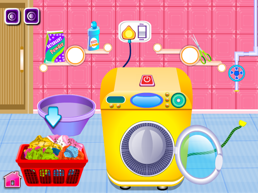 Ironing clothes girls games - Gameplay image of android game