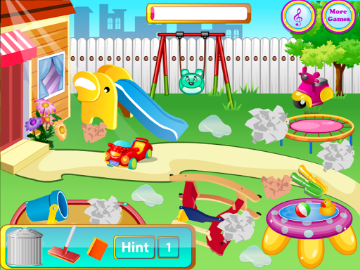 Kindergarten Clean Up - Gameplay image of android game