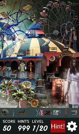 Hidden Object: Creepy Carnival - Gameplay image of android game