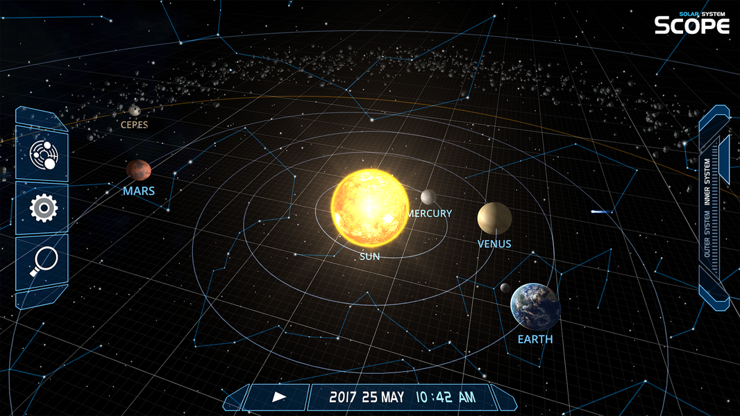 Solar System Scope ۱۲+ - عکس برنامه موبایلی اندروید