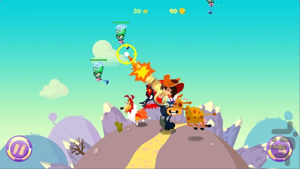 Cowboy vs UFOs - Gameplay image of android game