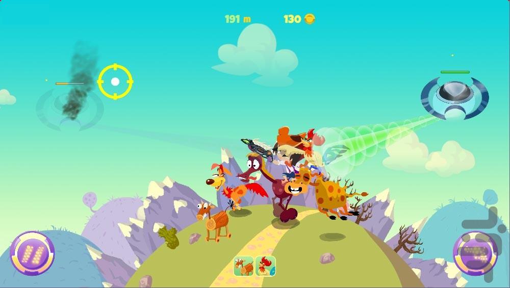 Cowboy vs UFOs - Gameplay image of android game