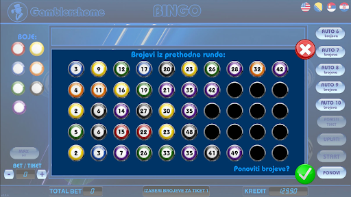 Gamblershome Bingo - Gameplay image of android game