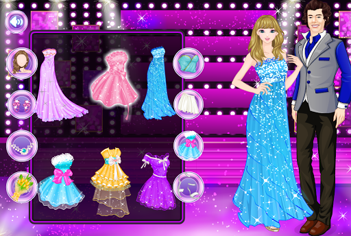 Games Actress Dress Up - Gameplay image of android game