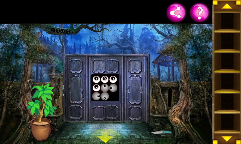 Eyes Door Escape Game - Gameplay image of android game