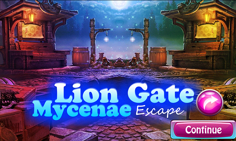 Lion Gate Mycenae Escape Game - Gameplay image of android game