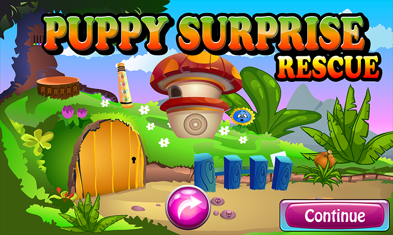 Puppy Surprise Escape Game 174 - Gameplay image of android game