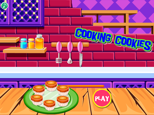 cooking cookies : games for gi - Gameplay image of android game