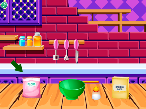 cooking cookies : games for gi - Gameplay image of android game