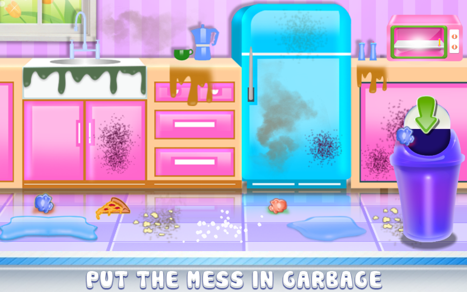 Daddy Messy House Cleaning - عکس برنامه موبایلی اندروید