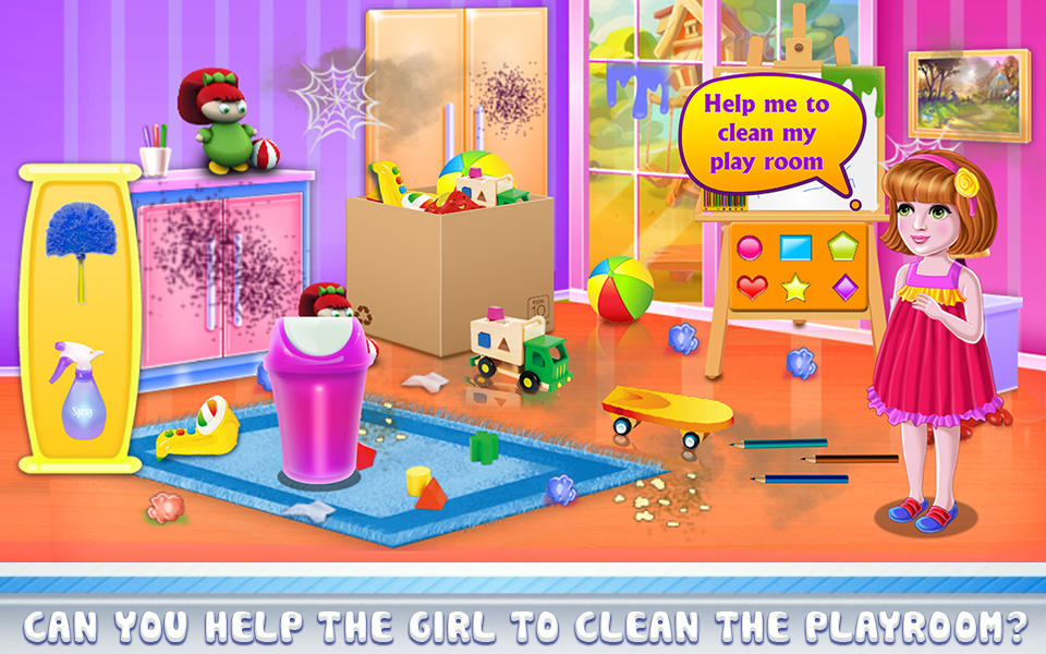 Daddy Messy House Cleaning - عکس برنامه موبایلی اندروید