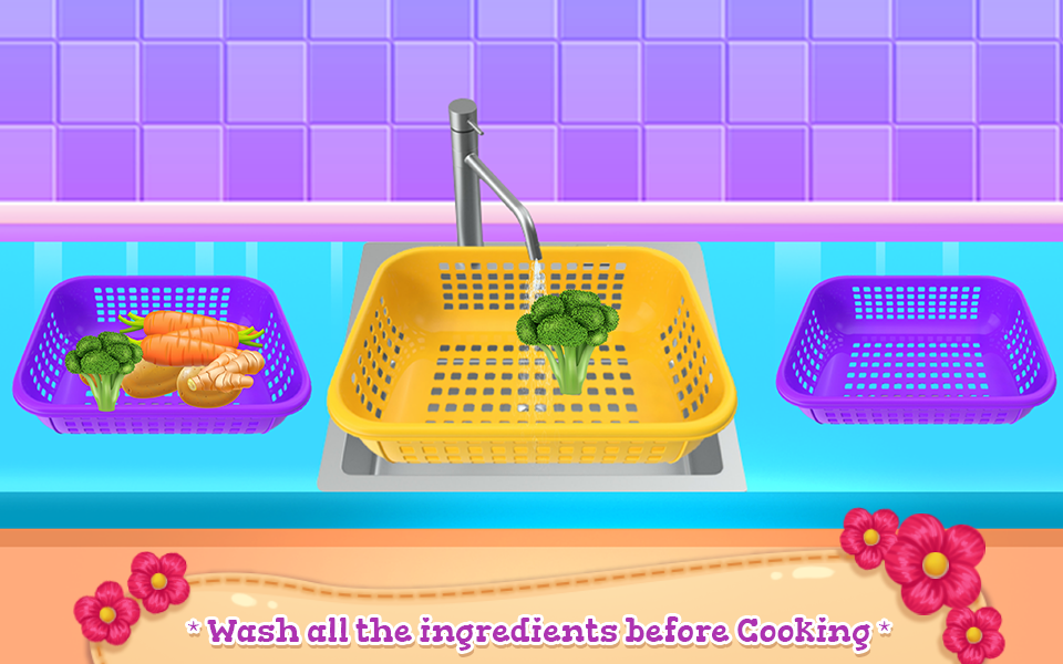 Mommy Cooking Vegetable Curry - Gameplay image of android game