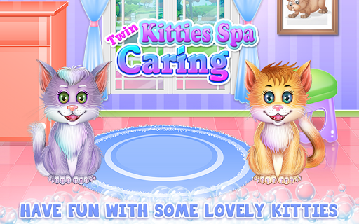 Twin Kitties Spa Caring - Image screenshot of android app