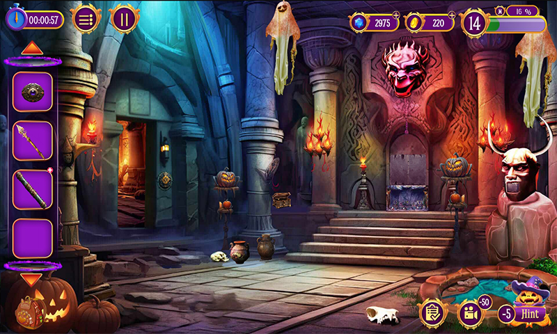 Escape Room: Cursed Realm - Gameplay image of android game