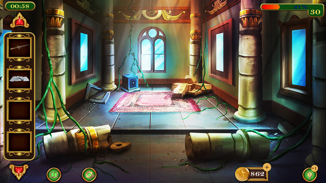 Room Escape - Moustache King - Gameplay image of android game