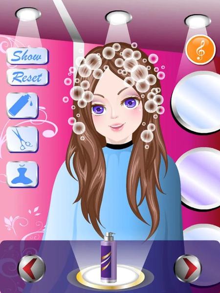 Happy Hairdresser Game - عکس بازی موبایلی اندروید