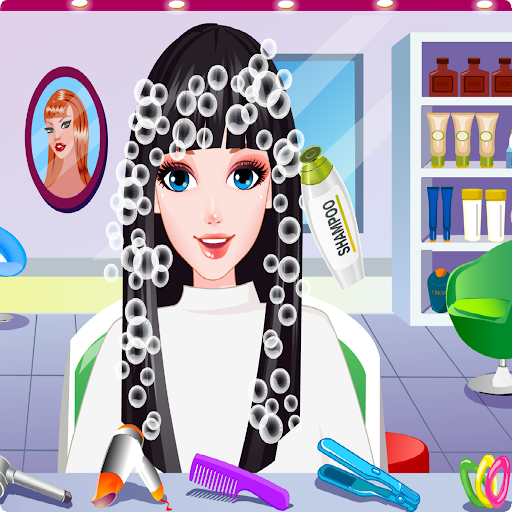 Rainbow Hair Style Hairdresser - عکس بازی موبایلی اندروید