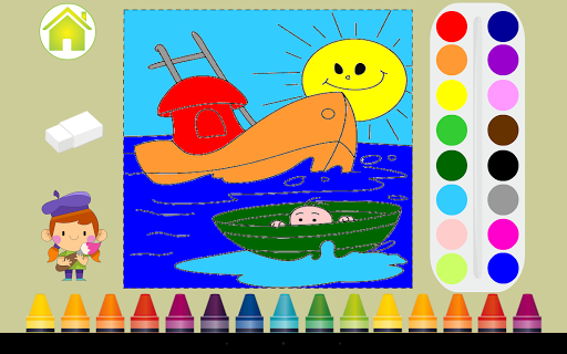 Coloring Book : Color and Draw - عکس برنامه موبایلی اندروید