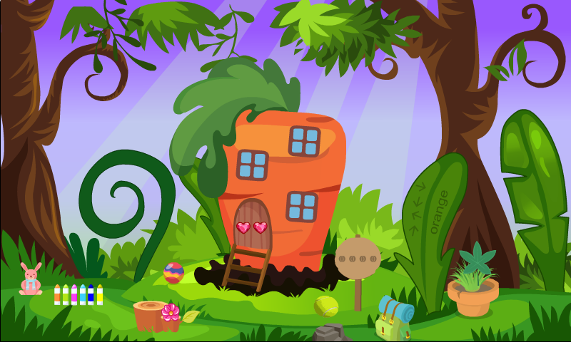 Rabbit Rescue From Carrot Hous - Gameplay image of android game