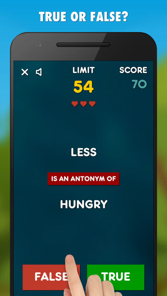 Antonyms Game - Image screenshot of android app