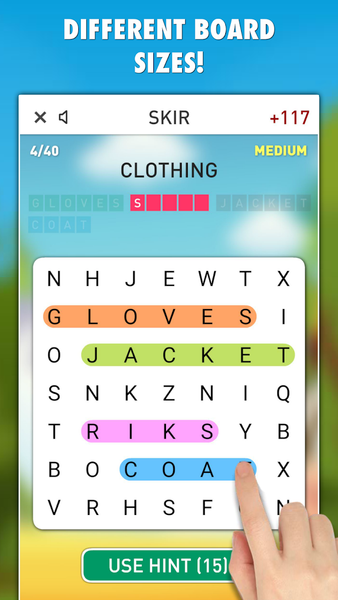Find Those Words! - عکس برنامه موبایلی اندروید