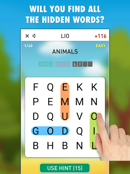 Find Those Words! - عکس برنامه موبایلی اندروید