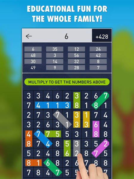 Hidden Numbers Math Game - عکس بازی موبایلی اندروید