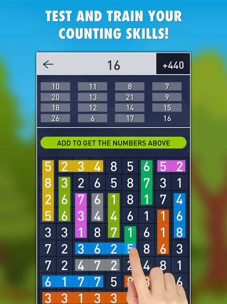 Hidden Numbers Math Game - عکس بازی موبایلی اندروید