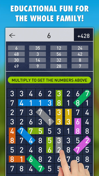 Hidden Numbers Math Game - عکس بازی موبایلی اندروید