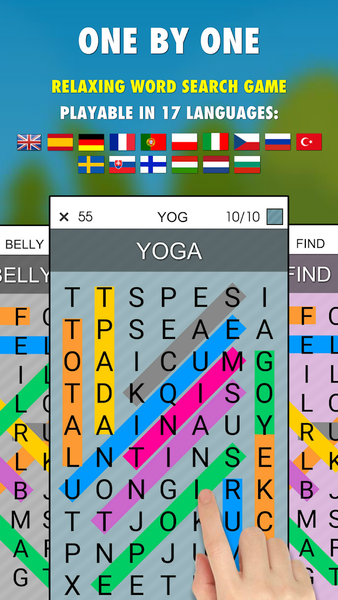 One By One Word Search - Gameplay image of android game