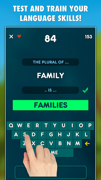 Plurals Test & Practice - Gameplay image of android game