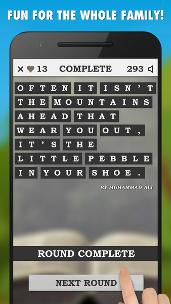 Famous Quotes Guessing Game - عکس بازی موبایلی اندروید