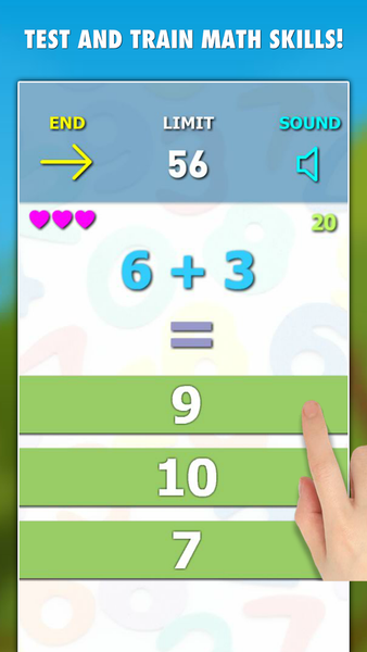 Math Games 10-in-1 - Gameplay image of android game