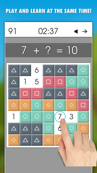 Math Games 10-in-1 - Gameplay image of android game