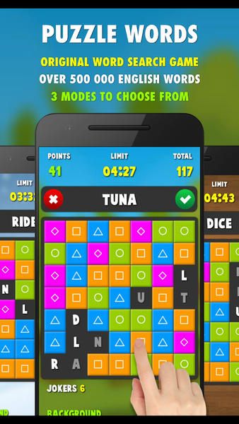 Puzzle Words PRO - عکس برنامه موبایلی اندروید
