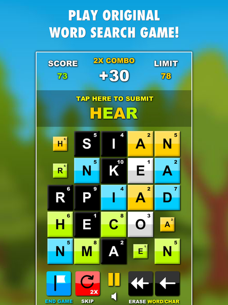 Word Search Mania PRO - Gameplay image of android game