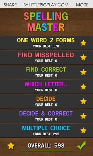 Spelling Master - Free - Gameplay image of android game