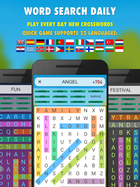Word Search Daily ۲۷۰۰+ - عکس بازی موبایلی اندروید
