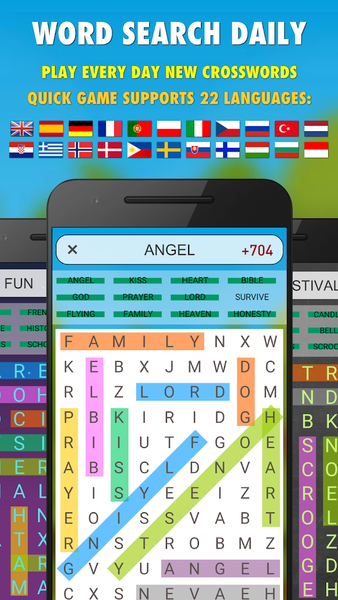 Word Search Daily - Gameplay image of android game