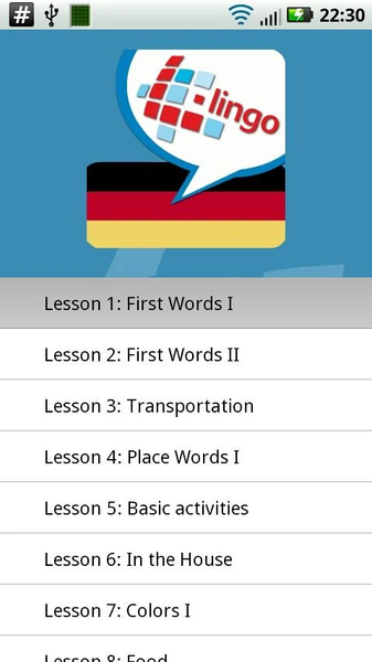 L-Lingo Learn German - Image screenshot of android app