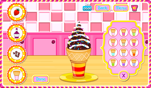 Cooking Ice Cream Cone Cupcake - Gameplay image of android game