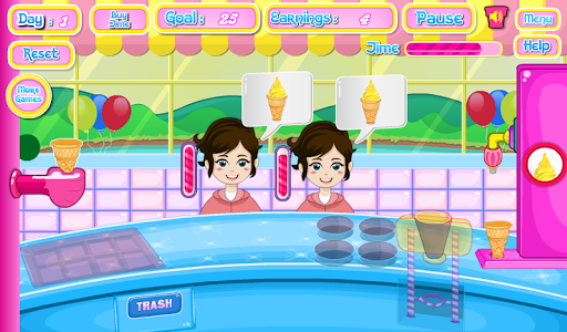 Cooking Ice Cream Cone Cupcake - Gameplay image of android game