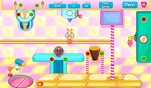 Cooking Ice Cream Cone Cupcake - Gameplay image of android game