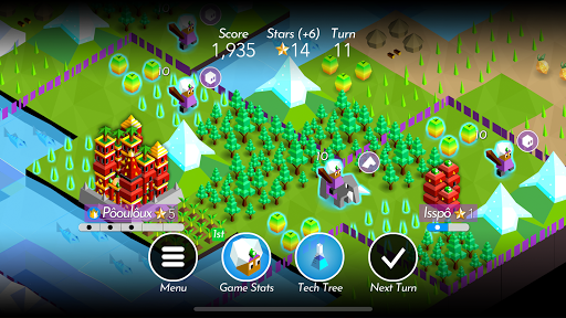 The Battle of Polytopia - Gameplay image of android game